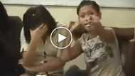 Matatawa ka dito! Angry Filipina's dentures fall off her mouth while arguing with reporter