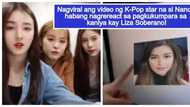 Sikat na rin sa Korea! Epic video of K-Pop star Nancy reacting to comparison to Liza Soberano