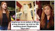 Nagharap na sa wakas! Former bride Mhayo Arguelles and gown maker Dimple Aquino finally face each other in Barangay
