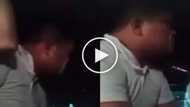 Ang yabang! This drunk guy says he's a policeman, curses jeepney passengers