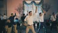 Walang kupas! Manoeuvres reunion wedding performance surprises bride to the highest level