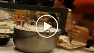 Sobrang gutom lang po! Boy brings entire rice pot to KFC for a whopping extra rice