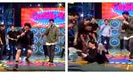 Vhong Navarro suffers painful accident while playing Cash-Ya on 'It's Showtime!' He then blamed Billy Crawford for what happened to him!