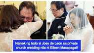 Nag Church wedding din! Heartwarming photos of Joey de Leon & Eileen Macapagal’s church wedding go viral