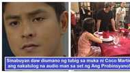 Sinabuyan ng tubig sa muka? Coco Martin allegedly threw water at an audio man's face during the taping of 'Ang Probinsyano'