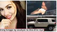 Ang bongga talaga! Julia Montes drives around her extravagant car