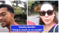 Simpleng buhay! Claudine Barretto, nag-scooter lang papunta sa simbahan
