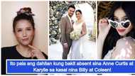 Viral photos reveal reason why Anne Curtis and Karylle are absent at Billy Crawford and Coleen Garcia's wedding