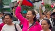 Catriona Gray, may “raise your flag” moment habang nakikiisa sa Trillion peso march