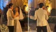 Video ng first dance nina Maja Salvador, Rambo Nuñez bilang married couple, viral; Maja, makikitang emosyonal