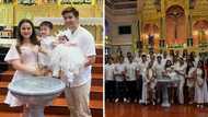 Baby nina Rodjun Cruz at Dianne Medina, bininyagan na; celebs, spotted sa binyag