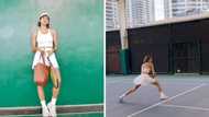 Sarah Lahbati, ipinasilip ang kanyang tennis game: "cute Monday"