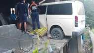 Van in Ilocos Sur lands on second floor of a home; 14 passengers survive