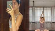 Maxene Magalona shows off slim and fit figure after returning to Manila