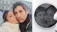 Solenn Heussaff gushes over Nico Bolzico’s string art gift made by latter’s friend