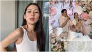 Alex Gonzaga, spotted sa binyag ng anak nina Jessy Mendiola at Luis Manzano