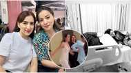 Ara Mina at Cristine Reyes, magkasamang binatayan ang mommy nila na isinugod sa ospital