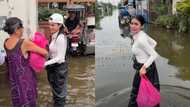 Ivana Alawi, nilinaw kung bakit sa bahang lugar tumigil ang relief truck