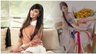 Alodia Gosiengfiao, nakatanggap ng malaking bouquet ng bulaklak