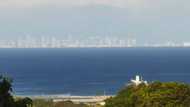 Metro Manila skyline stands out in photo taken from Mariveles, Bataan
