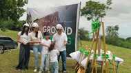 Dimples Romana proudly showcases groundbreaking ceremony for their dream home