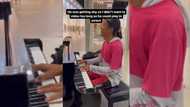 Video ng Foodpanda rider na tumutugtog ng piano sa mall habang naghihintay ng order, viral