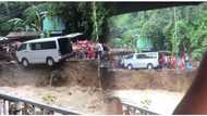 Video ng van na naligtas sa pagkakahulog sa rumaragasang tubig, viral