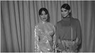 Nadine Lustre shares a photo with Pia Wurtzbach, the latter reacts