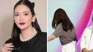 Bela, nawindang, nahulicam siyang nagsusugpit ng cellphone sa shorts sa "It's Showtime"