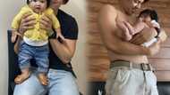 Carlo Aquino goes viral over his cute daddy duties with baby Enola