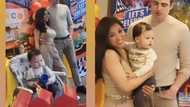 Roxanne Barcelo and Jiggs celebrate their son Cinco's first birthday