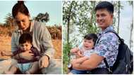 Jason Abalos & Vickie Rushton celebrate Baby Knoa’s 7-month milestone