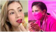 Carla Abellana greets VP Leni Robredo, posts lovely photos of her applying pink lipstick