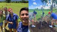 Richard Gomez, sinama ang anak na si Juliana at ang mga kaibigan nito sa bukid