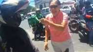 Video of old lady going berserk, destroying rider's motorcycle goes viral