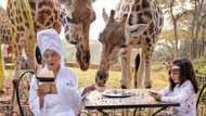 Vicki Belo, Scarlet Snow’s breakfast photos with giraffes stun netizens