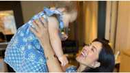 Alice Dixson, isinapubliko na ang super cute na mukha ng kanyang baby girl