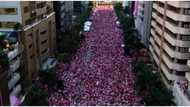 Pag-awit ng Lupang Hinirang sa Pasig rally ng mga Kakampink, viral