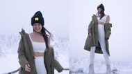 Photos ni Anne Curtis sa Finland na puno ng snow, viral sa social media