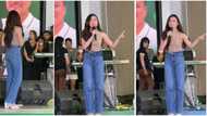 Video ni Francine Diaz at bandang Orange & Lemons sa stage, nag-viral