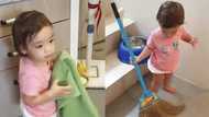 Videos of baby Thylane cleaning the house goes viral on social media