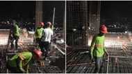 Construction workers, inabutang ng lindol habang nagtatrabaho sa 28th floor