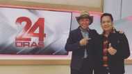 Kuya Kim Atienza welcomes Mang Tani Cruz back to ‘24 Oras’ set