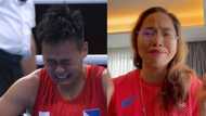 Video ni Hidilyn Diaz na todo dasal habang pinapanood ang laban ni Nesthy Petecio, viral