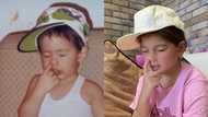 Ellie Eigenmann recreates her dad Jake Ejercito's adorable childhood photo