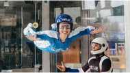 Julia Barretto, ipinakita ang reaksyon ni Marjorie Barretto nang subukan niya ang indoor skydiving