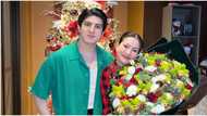 Carmina Villaroel, ibinida ang pagbigay sa kanya ng bulaklak ng anak na si Mavy Legaspi: "Thank you kuya"