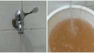 Brownish water coming out of the tap safe to use according to Manila Water