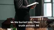 At My Father's Funeral, a Woman Handed Me a Note and Said, "Read This After They Lower the Coffin"
