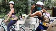 Anne Curtis calls baby Dahlia her future "biking buddy"; goes bike-riding with her